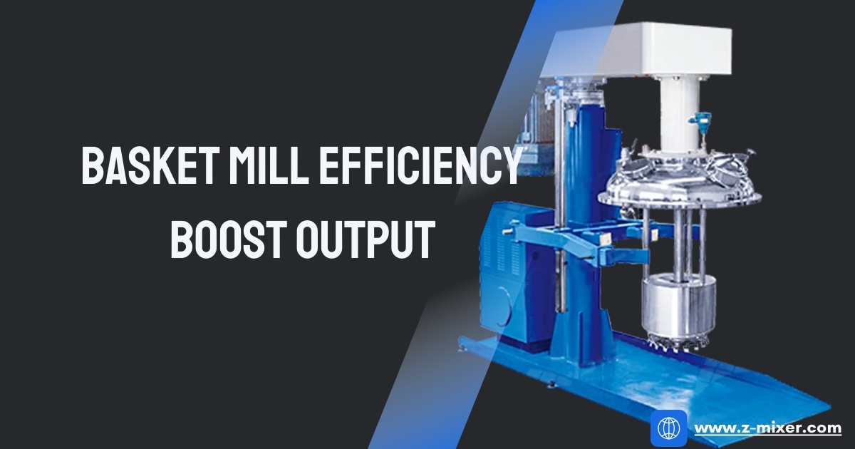 Basket Mill Efficiency Boost Output